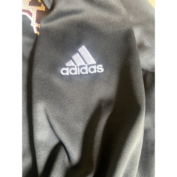Texas A&M Aggies Adidas Sweatshirt Size Large Black College University Men - Picture 7 of 8